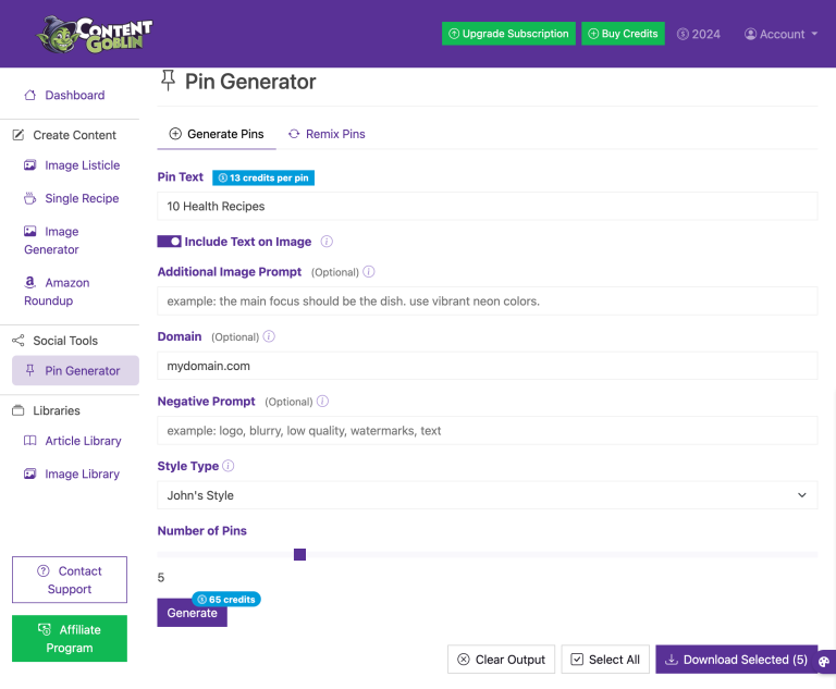 AI-Powered Pinterest Pin Generator: Create Stunning Pins in Seconds ...